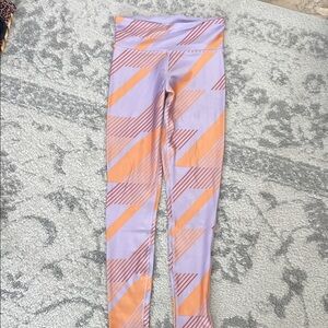 Reebok Women's Purple and Orange Leggings